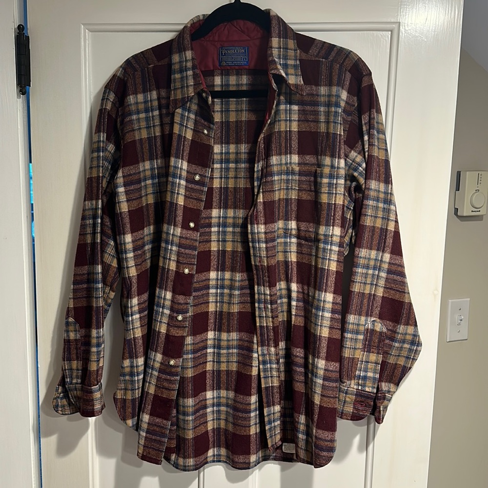 Vintage Pendleton wool flannel, little to no wear.